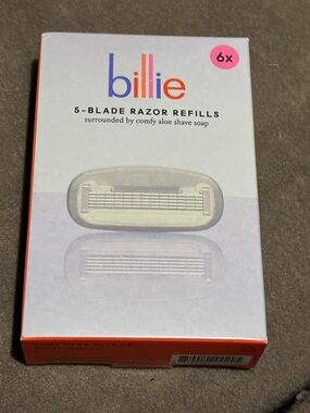 billie 5-Blade Razor Refills - 6ct New in Box
